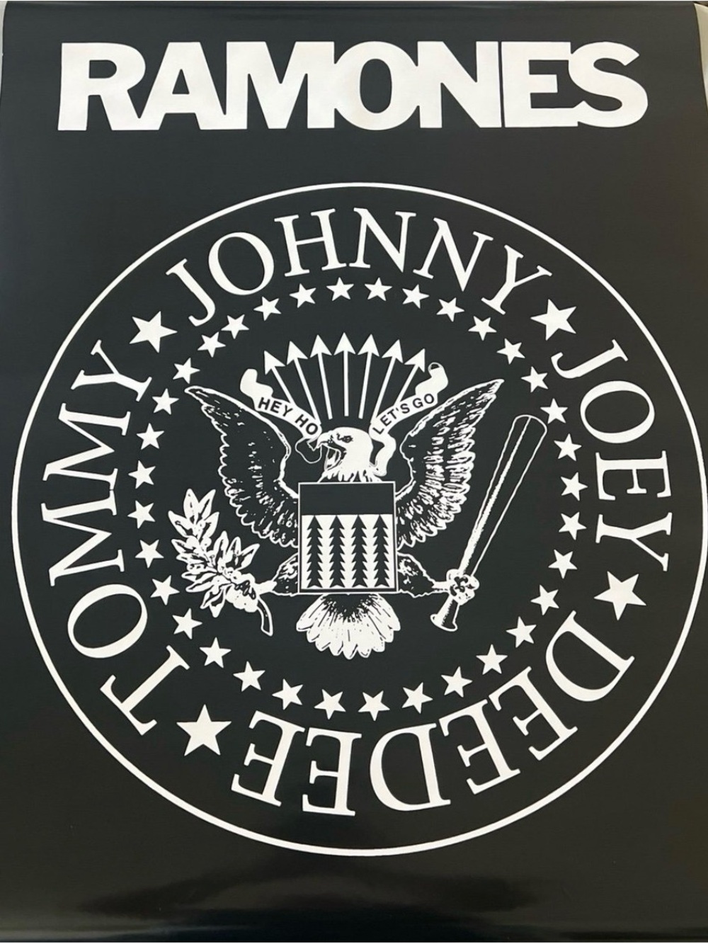 Ramones Black & White Band Logo Poster Aprox Size 24x36 Inches - Picture 2 of 2